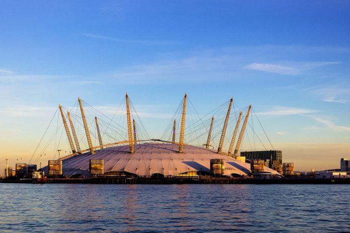 Music greats from all over the world perform their shows in the massive hall of the O2 Arena, London, United Kingdom - © mikecphoto / Shutterstock